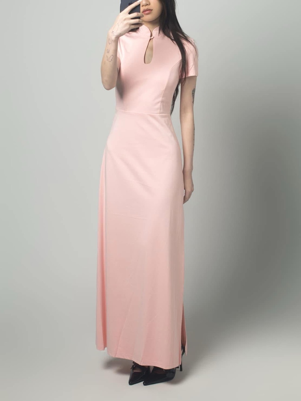 YÁNG | Mei Qipao Dress in pink